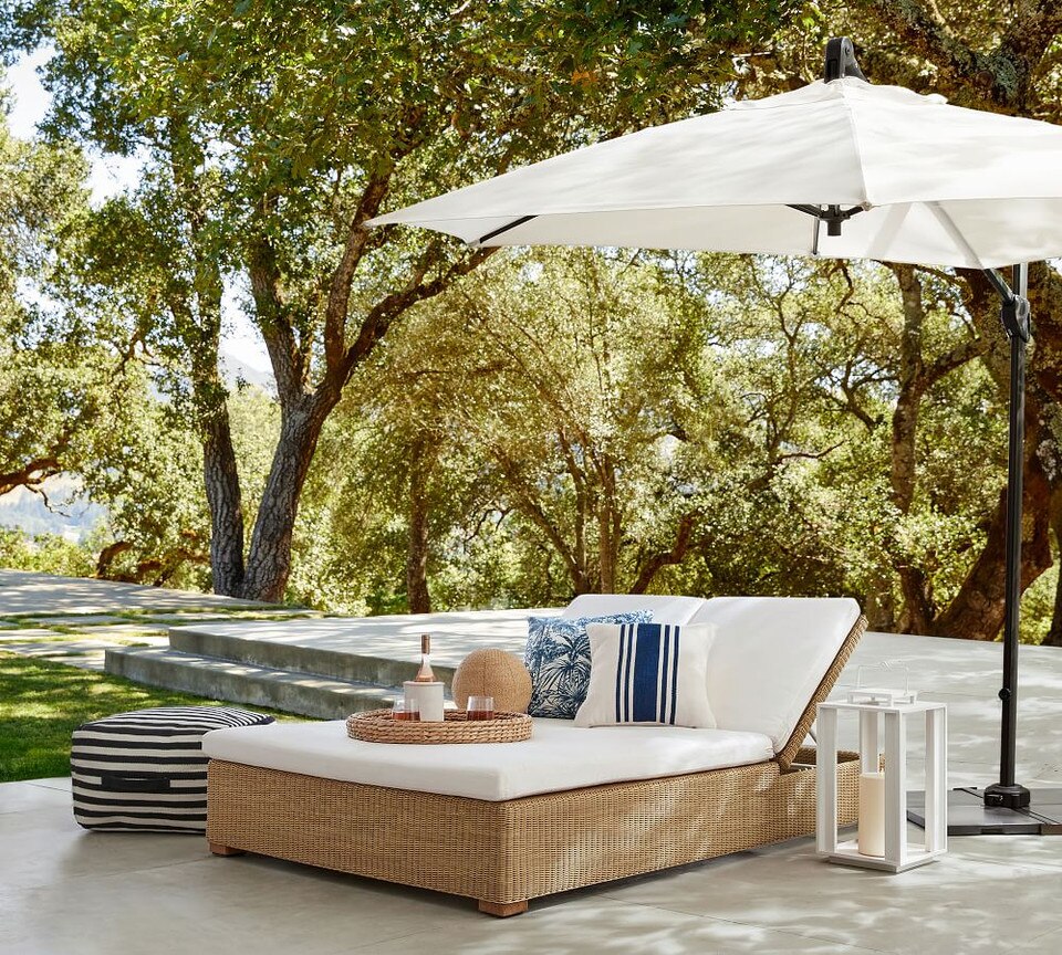 Modern Farmhouse Striped Indoor/Outdoor Cushion Pottery Barn Australia